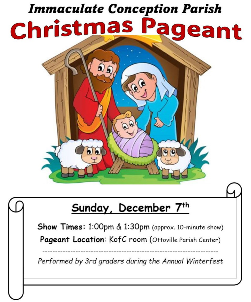 Immaculate Conception Parish Christmas Pageant